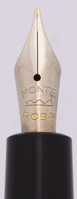 筆記具 MONTBLANC monterosa Montblanc Monte Rosa 042 Fountain Pen (1940s) - Basic Black